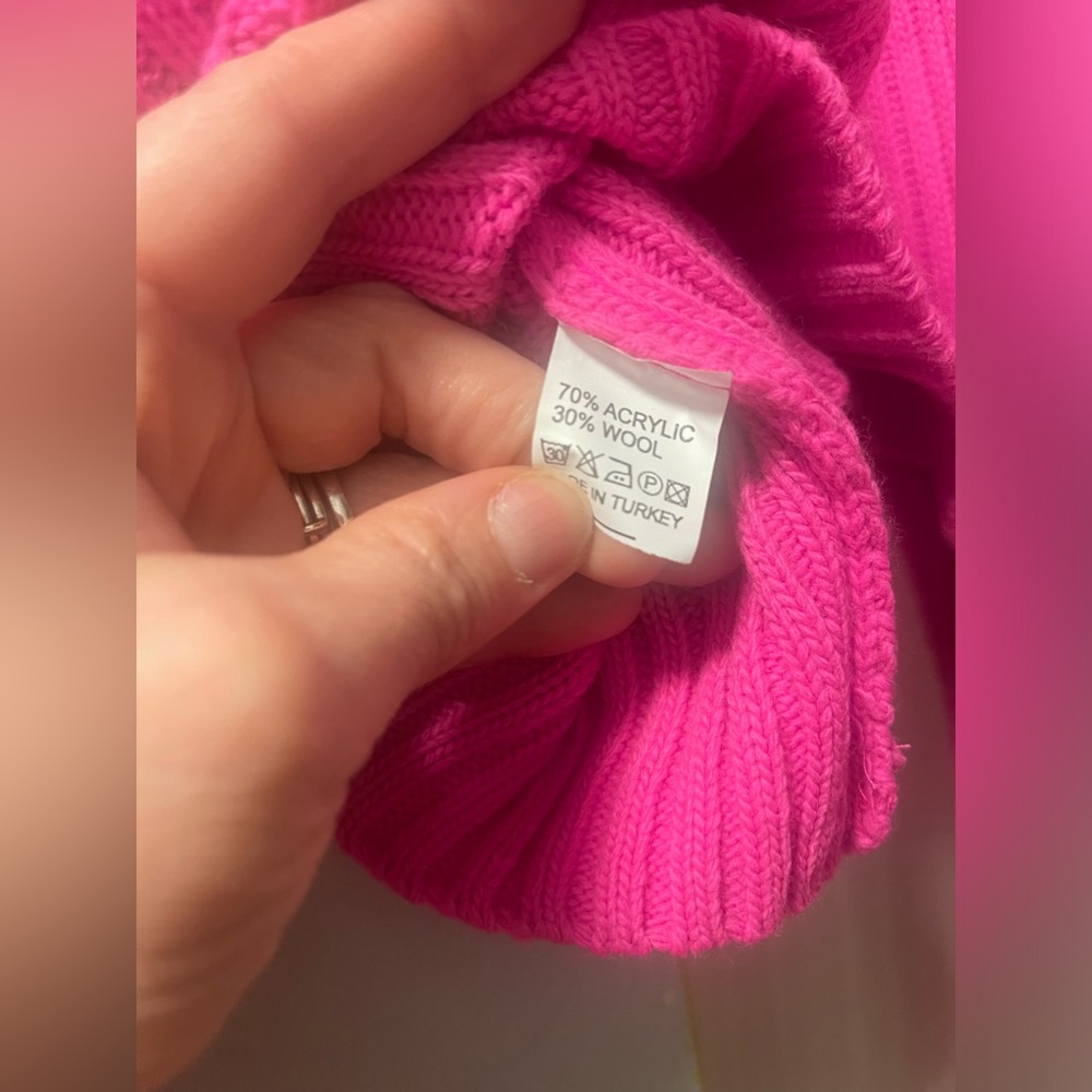 New pink sweater